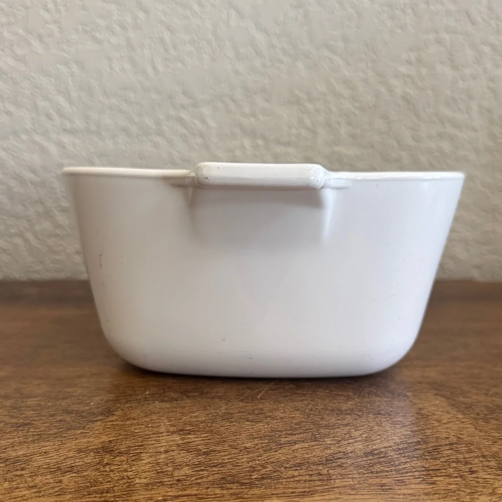 Vintage Corning Ware Lot Of 2 Square Dishes Blue Cornflower P-1 3/4B, P-43B Lid